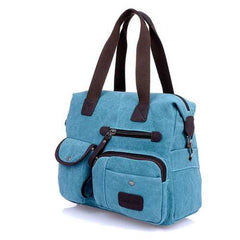 Ekphero Men Women Vintage Canvas Bag Shoulder Messenger Handbag