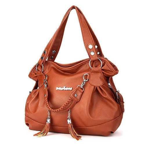 Women Retro Tassel Bags Ladies Casual Shoulder Bags