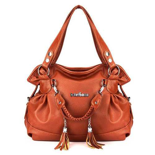 Women Retro Tassel Bags Ladies Casual Shoulder Bags