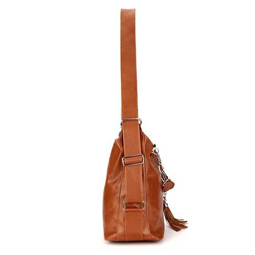 Women Retro Tassel Chain Shoulder Bags Casual Backpack Shoulder Bags
