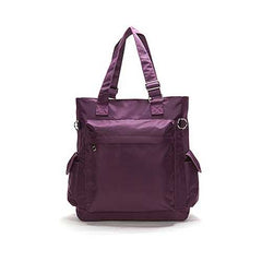 Women Light Weight Waterproof Nylon Handbag Large Capacity Tote  Multi Pocket Shoulder Bag Mummy Bag