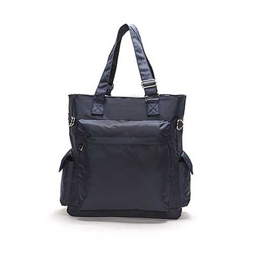 Women Light Weight Waterproof Nylon Handbag Large Capacity Tote  Multi Pocket Shoulder Bag Mummy Bag