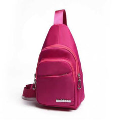 Waterproof Women Men Light Weight Nylon Casual Pillow Chest Diagonal Bags Outdooors Travel Bags