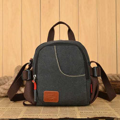 Women Men Casual Canvas Crossbody Bags Light Handbags Outdoor Shoulder Bags