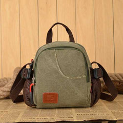 Women Men Casual Canvas Crossbody Bags Light Handbags Outdoor Shoulder Bags