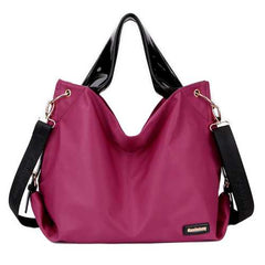 Women Nylon Waterproof Tote Bags Casual Shoulder Bags Classic Capacity Shopping Bags