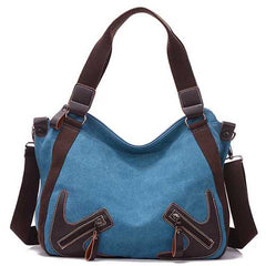 Women Durable Canvas Large Capacity Handbag