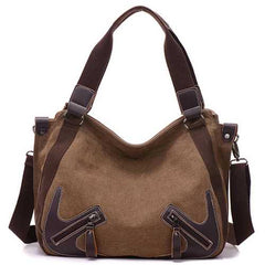 Women Durable Canvas Large Capacity Handbag