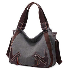 Women Durable Canvas Large Capacity Handbag
