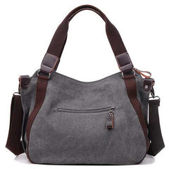 Women Durable Canvas Large Capacity Handbag