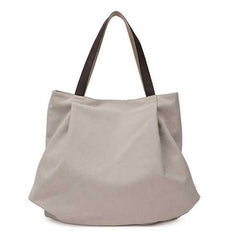Women Canvas Tote Bags Casual Simple Shoulder Bags Capacity Shopping Bags
