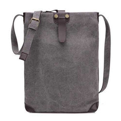 Women Men Retro Canvas Shoulder Bags Belt Crossbody Bags Simple Messenger Bags