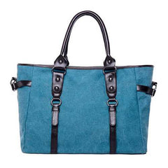 Women Capacity Canvas Tote Bags Casual Shoulder Bags Vintage Large Shopping Crossbody Bags