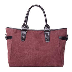 Women Capacity Canvas Tote Bags Casual Shoulder Bags Vintage Large Shopping Crossbody Bags