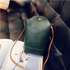 Women Irregular Little Phone Bag Casual PU Crossbody Bag