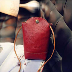 Women Irregular Little Phone Bag Casual PU Crossbody Bag