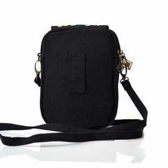 Woman National Floral Canvas 5.5 Inches Phone Bag