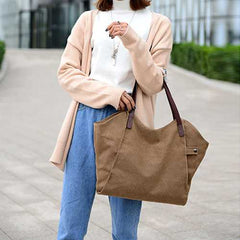 Women Durable Thicker Canvas Handbag