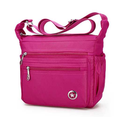 Women Front Pockets Shoulder Bags Light Crossbody Bags