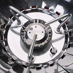 Portable Lotus Shape Windproof Camping Gas Stove Mini Outdoor BBQ Grill Stove Backpack Picnic Burner