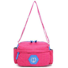 Canvas Casual Sports Travel Light Weight Wave Point Shoulder Bag Crossbody Bags