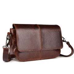 Women Genuine Leather Shoulder Bags Retro Flap Crossbody Bags Vintage Bags