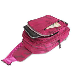 Women Nylon Travel Camouflage Chest Bags Casual Shoulder Bags Outdoor Light Crossbody Bags