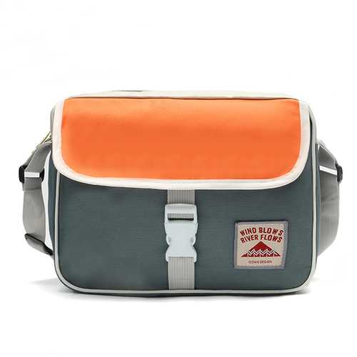 Women Patchwork Oxford Cloth Waterproof Travel Storage Bag Shoulder Bag