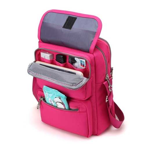 Women Nylon Travel Passport Bag Crossbody Travel Bag Useful