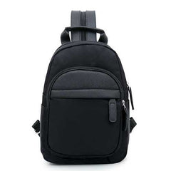 Multifunctional Women Casual Nylon Crossbody Bag Backpack Chest Bag