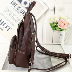 Women Vintage Daily Outdoor Portable Chest Bag Crossbody Bag Shoulder Bag Backpack
