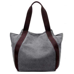 Women Canvas Shoulder Bags Vintage Tote Handbags Casual Shopping Bags