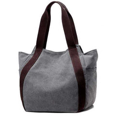 Women Canvas Shoulder Bags Vintage Tote Handbags Casual Shopping Bags