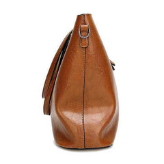 Women Tote Handbags Vintage Front Pocket Shoulder Bags