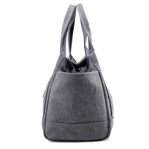 Women Canvas Tote Handbags Casual Printing Shoulder Bags Capacity Shopping Bags