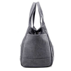 Women Canvas Tote Handbags Casual Printing Shoulder Bags Capacity Shopping Bags