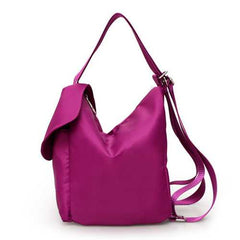 Women Nylon Shoulder Bags Multifunction Outdoor Light Waterproof Backpack