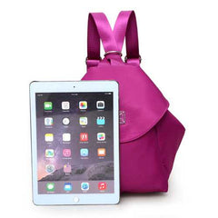 Women Nylon Shoulder Bags Multifunction Outdoor Light Waterproof Backpack