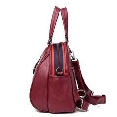 Ekphero Women Multifunction Handbags Vintage Shoulder Bags Girls Casual Backpack
