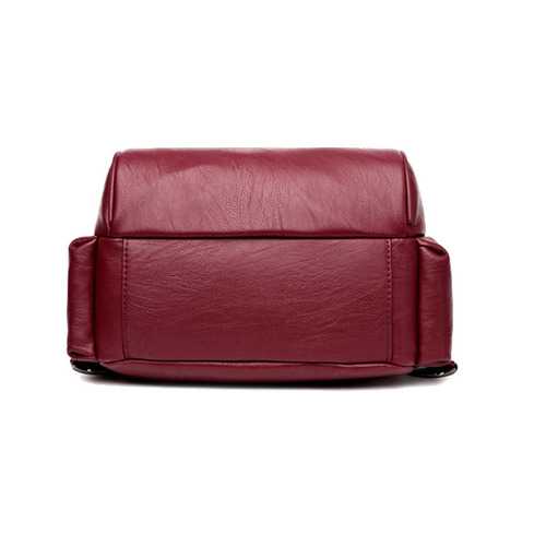 Ekphero Women Multifunction Handbags Vintage Shoulder Bags Girls Casual Backpack