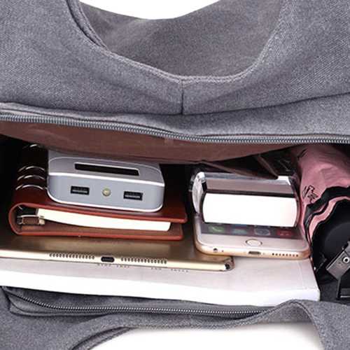 Women Canvas Tote Handbags Casual Shoulder Bags Capacity Shopping Bags