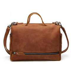 Ekphero Women Genuine Leather Minimalist Crossbody Bag