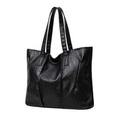 Women PU Leather Tote Handbags Simple Shoulder Bags