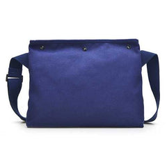 Women Canvas Shoulder Bags Simple Casual Crossbody Bags Men Messenger Bags