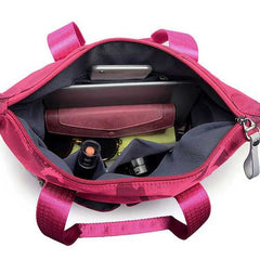 Women Nylon Camouflage Tote Handbags Front Pockets Shoulder Bags Crossbody Bags