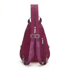 Women Nylon Light Chest Bags Outdoor Shoulder Bags Sports Backpack