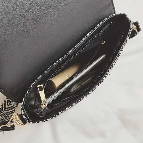 Women PU Leather Casual Vintage Envelope Color Block Handbag Shoulder Bag Crossbody Bag