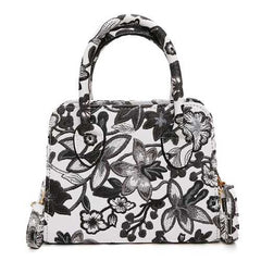 Women PU Leather Floral Casual Fashion Vintage Handbag Shoulder Bag Crossbody Bag