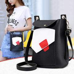 Women PU Leather Cute Phone Bag Trendy Mini Crossbody Shoulder Bag