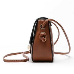 Women PU Leather Retro Elegant  Hasp Shoulder Bag Crossbody Bag